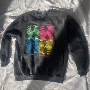 I987 Rolling Stones tour crewneck